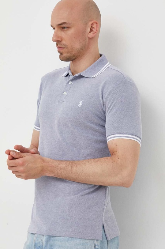 Polo tričko Polo Ralph Lauren 710898948 modrá SS24