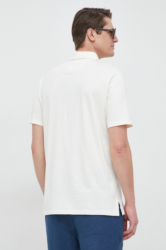 Oblečení Polo tričko se lněnou směsí Polo Ralph Lauren 710900790 béžová