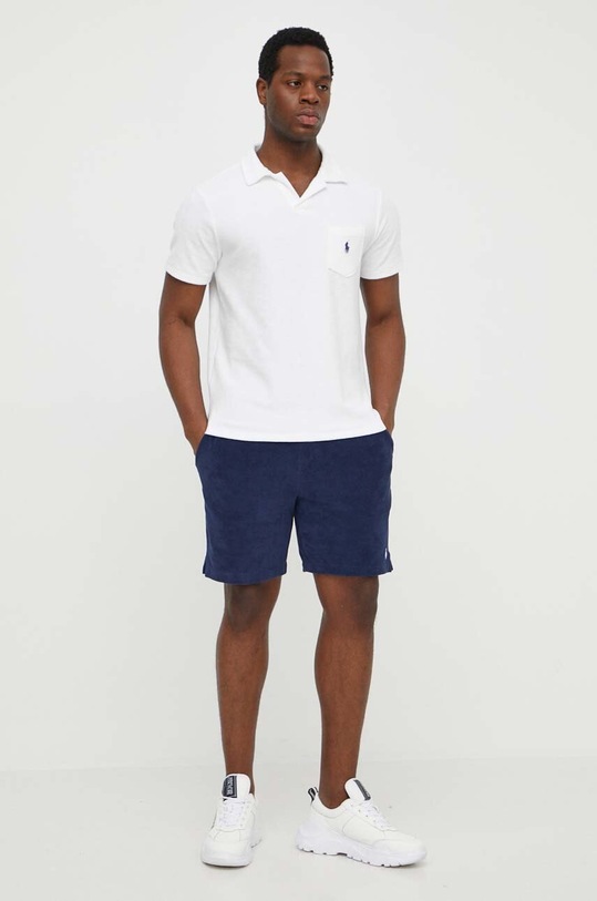 Πόλο Polo Ralph Lauren 710901044 λευκό SS24