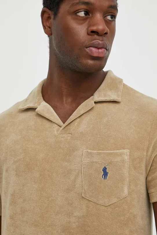 Polo majica Polo Ralph Lauren bež 710901044