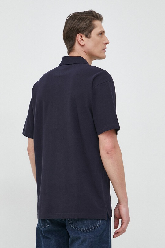 Tommy Hilfiger polo bawełniane MW0MW30785.PPYX granatowy SS23