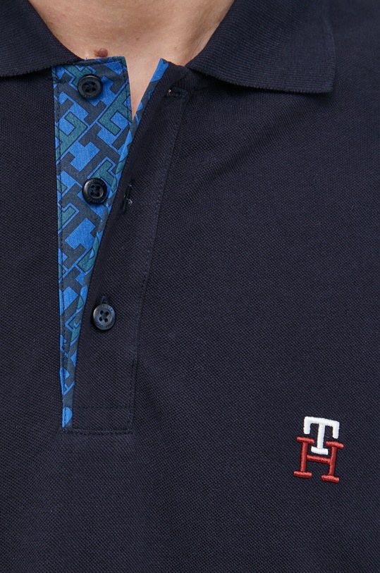 Tommy Hilfiger polo bawełniane granatowy MW0MW30785.PPYX