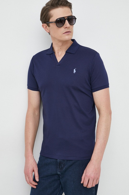 Polo Ralph Lauren polo bawełniane bawełna granatowy 710906298