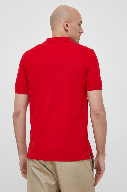 Odzież United Colors of Benetton polo bawełniane 3089J3179.015. czerwony