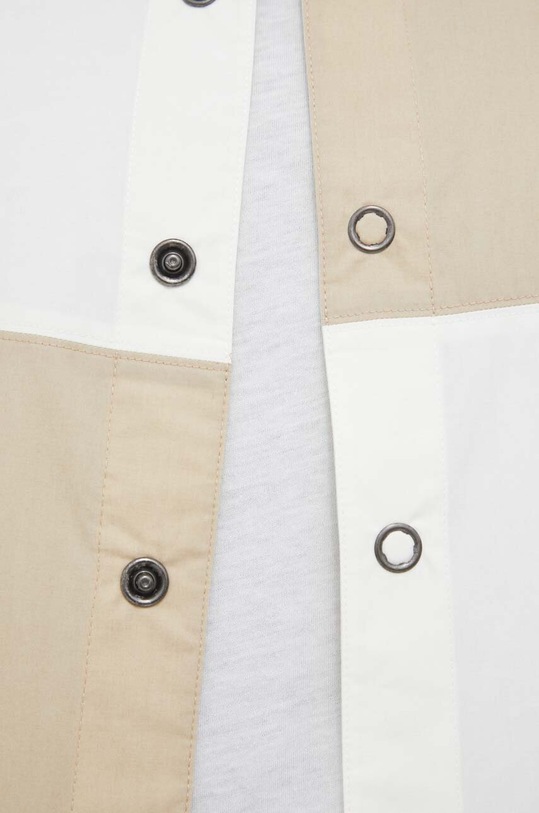 Хлопковая рубашка United Colors of Benetton 5EDZUQ01Z.902 бежевый