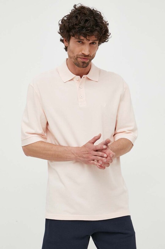 United Colors of Benetton polo bawełniane bawełna różowy 3089U300X.86P