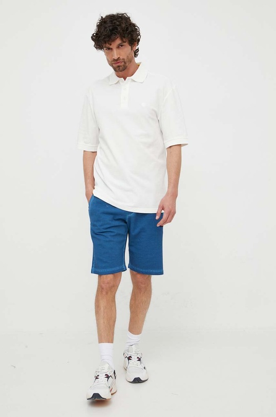 United Colors of Benetton polo bawełniane 3089U300X.674 biały SS23