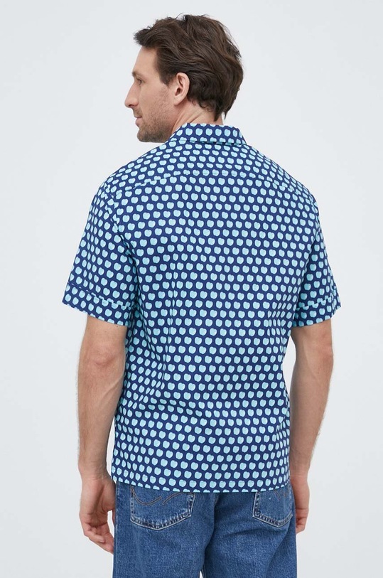 Odzież United Colors of Benetton koszula bawełniana 5WWYUQ01N.77U niebieski