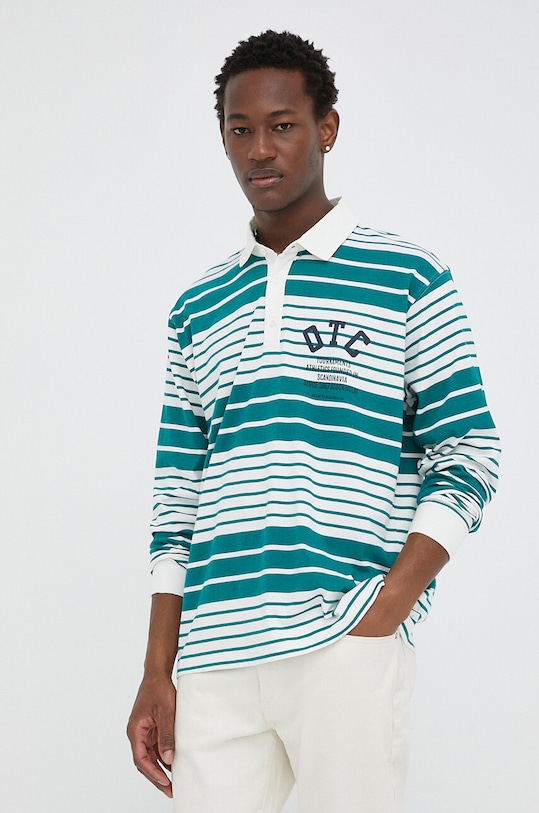 Marc O'Polo pamut hosszúujjú DENIM pamut zöld 363224355048