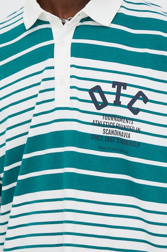 Marc O'Polo pamut hosszúujjú DENIM 363224355048 zöld