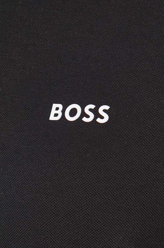 BOSS polo bawełniane BOSS GREEN 50488293 czarny
