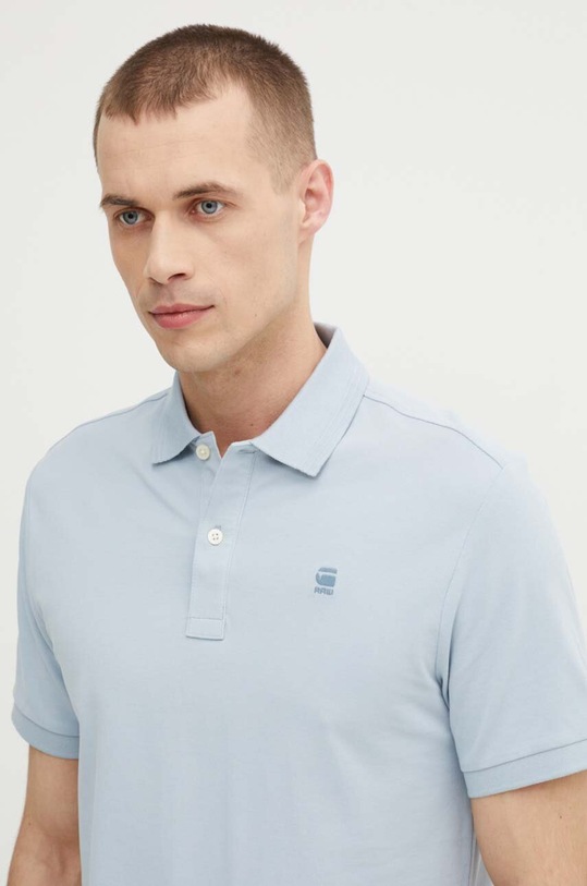 G-Star polo niebieski D11595.5864