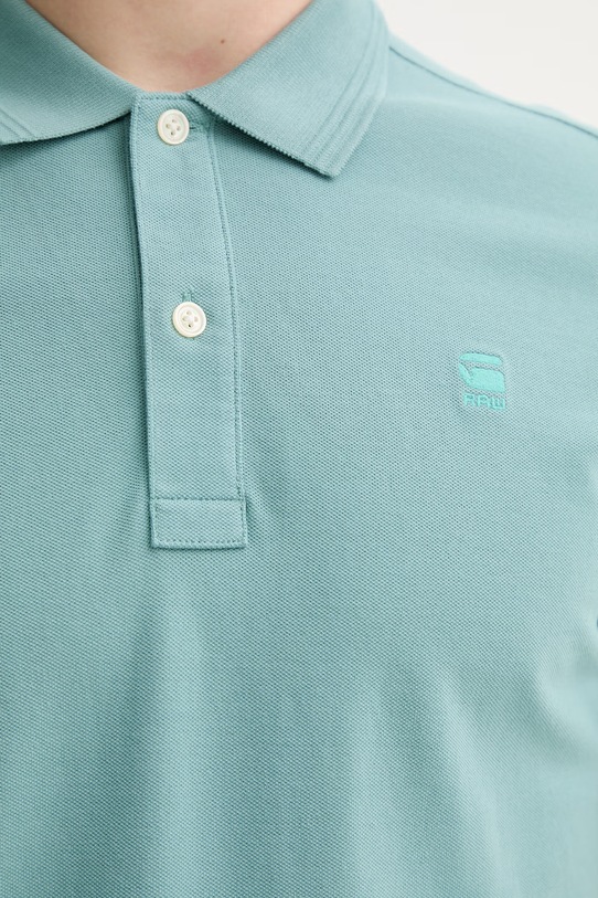 G-Star Raw polo D11595.5864 turkusowy