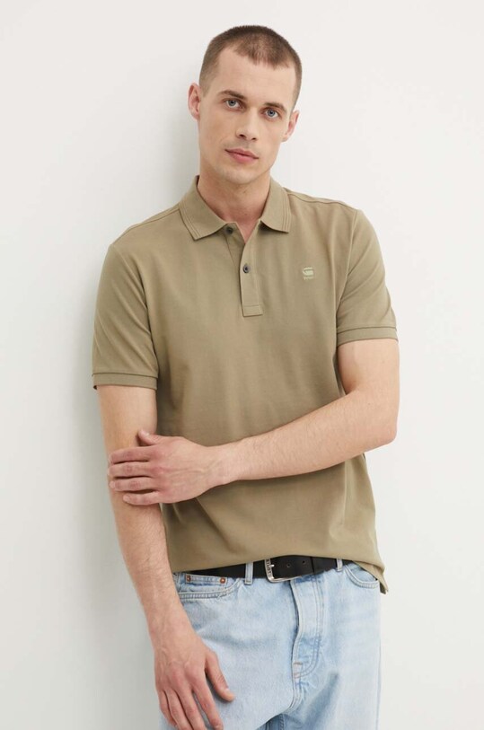 G-Star tricou polo verde D11595.5864