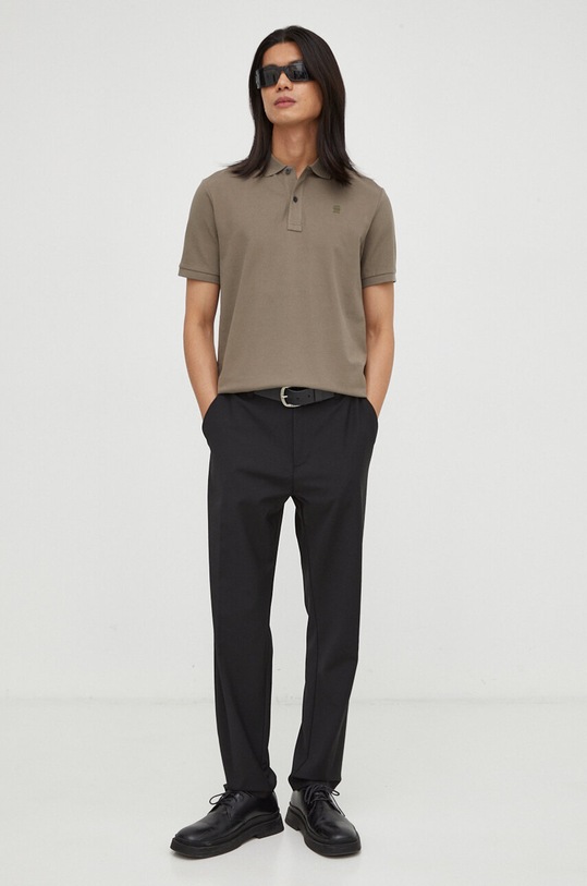 G-Star polo D11595.5864 zielony AA00