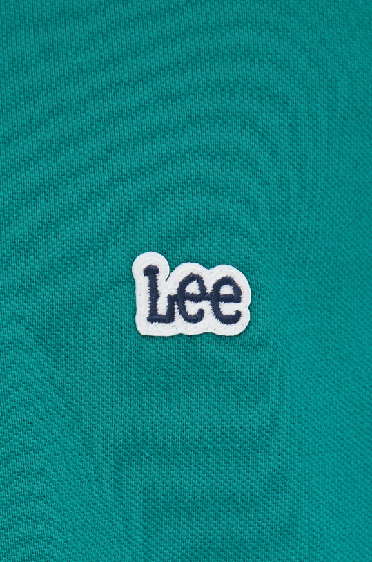 Lee polo bawełniane L61ARLA12 zielony