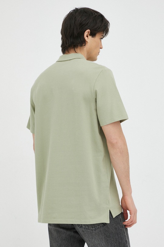Odzież Wrangler polo bawełniane W7BJK4G15 zielony