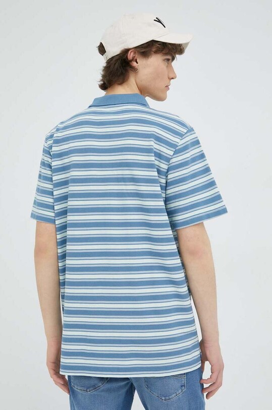 Odzież Wrangler polo bawełniane W7BPKF84Z niebieski