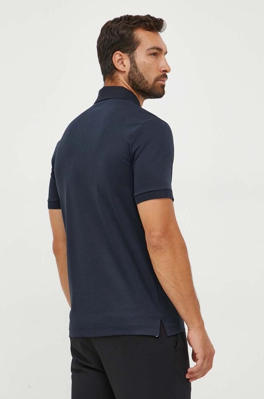 Odzież BOSS polo bawełniane 50486953 granatowy