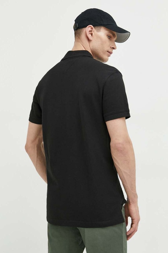 Oblečení Bavlněné polo tričko Tommy Jeans DM0DM16224.PPYX černá