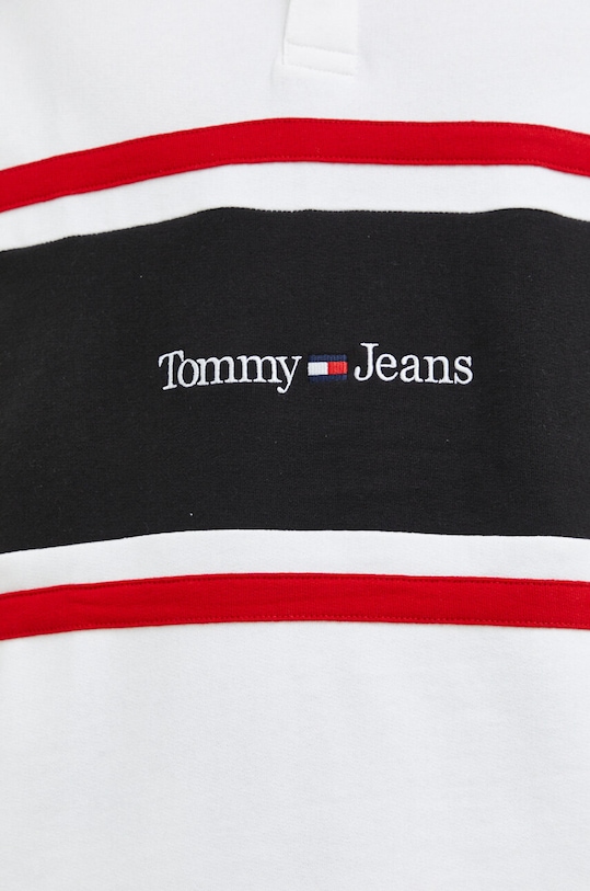 Bavlnené polo tričko Tommy Jeans DM0DM16222.PPYX béžová