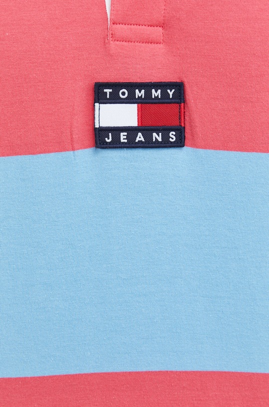Tommy Jeans polo bawełniane DM0DM16218.PPYX różowy