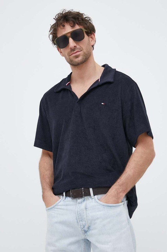 Tommy Hilfiger tricou polo bleumarin UM0UM02789.PPYX