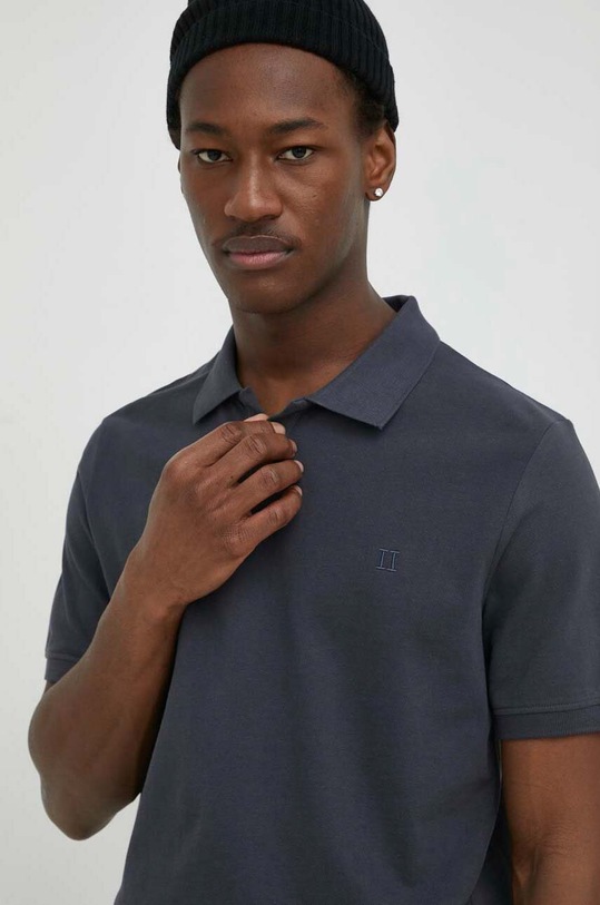 Les Deux polo de bumbac bleumarin LDM120006