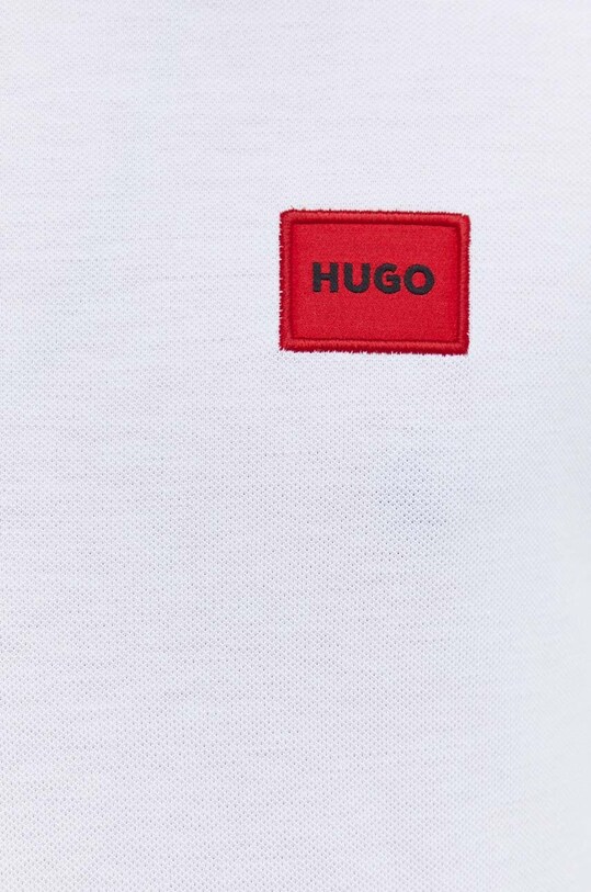 Pamučna polo majica HUGO 50490770 bijela