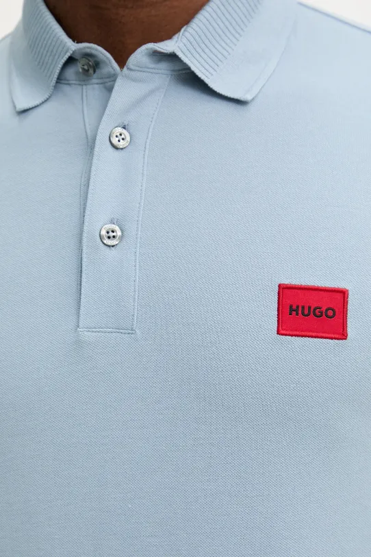 HUGO polo in cotone 50490770 blu