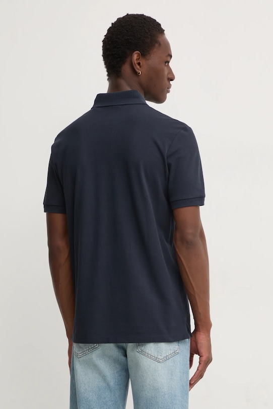 Îmbrăcăminte HUGO polo de bumbac 50490770 bleumarin