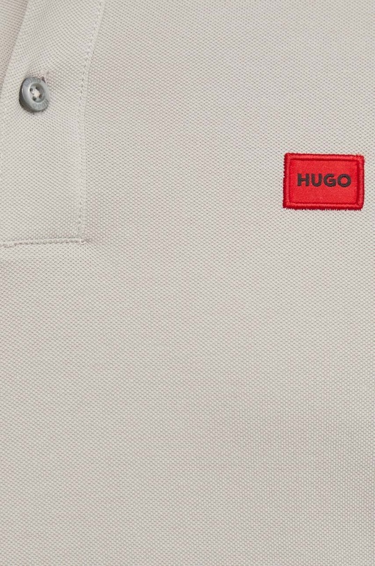 HUGO polo bawełniane szary 50490775