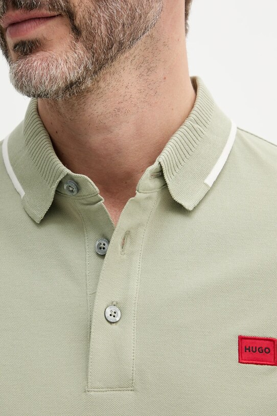 HUGO polo de bumbac 50490775 verde