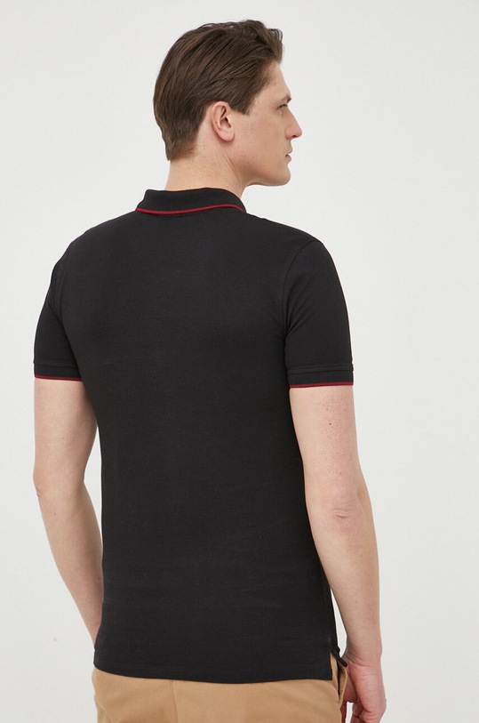 Odzież PS Paul Smith polo bawełniane M2R.150LZ.K21580 czarny