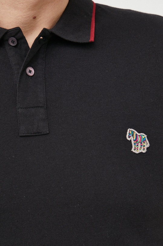 PS Paul Smith polo bawełniane M2R.150LZ.K21580 czarny