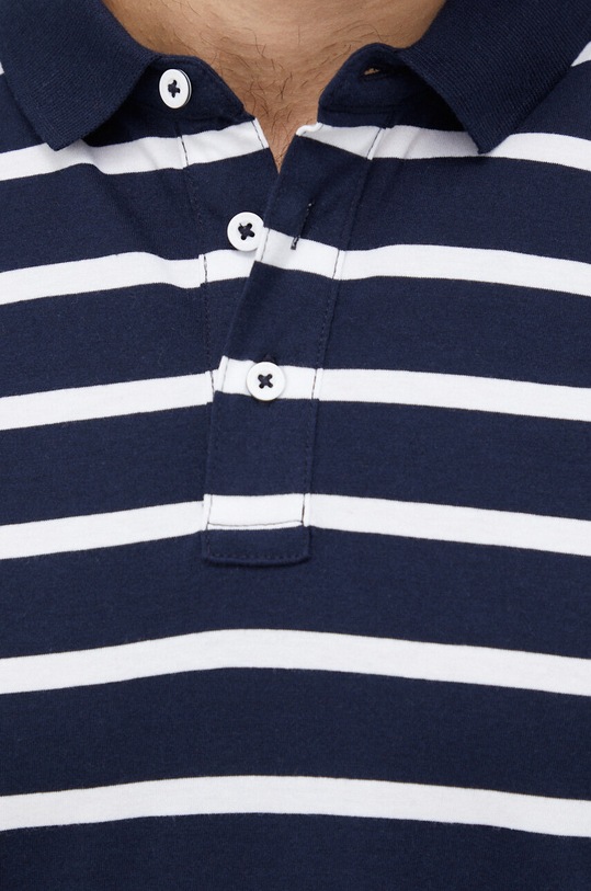 Helly Hansen polo bawełniane 34304 granatowy