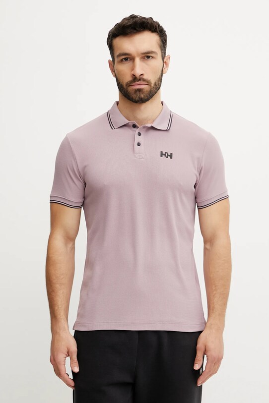 Helly Hansen polo regular różowy 34068