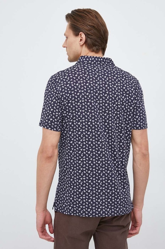 Odzież Michael Kors polo bawełniane CS351HC8UP granatowy