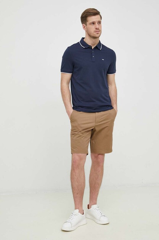 Michael Kors polo CS351GL8PK granatowy AW23