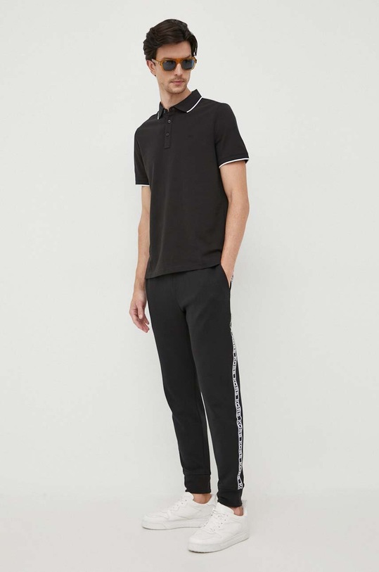 Michael Kors polo CS351GL8PK czarny AW23