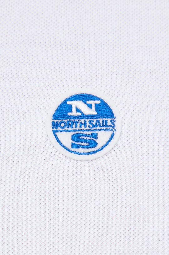 Bavlněné polo tričko North Sails 692383 bílá