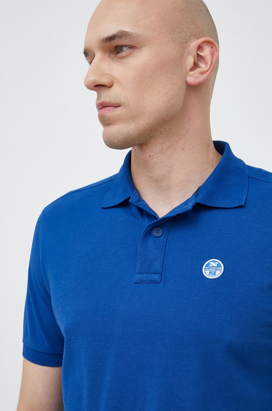 North Sails polo bawełniane niebieski 692383