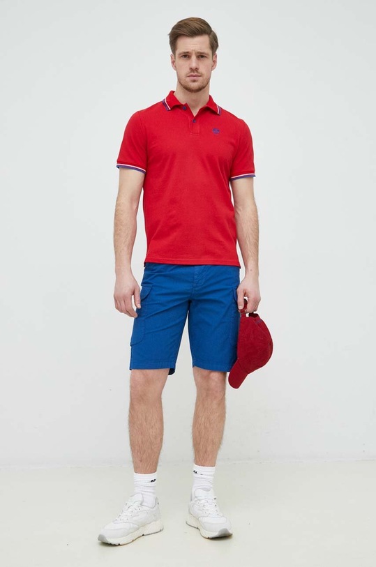 North Sails polo in cotone 692417 rosso SS23