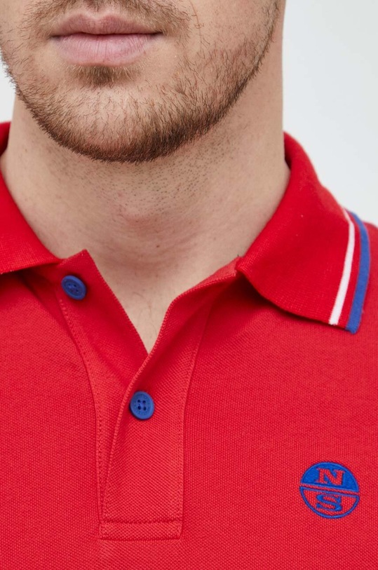 North Sails polo in cotone 692417 rosso