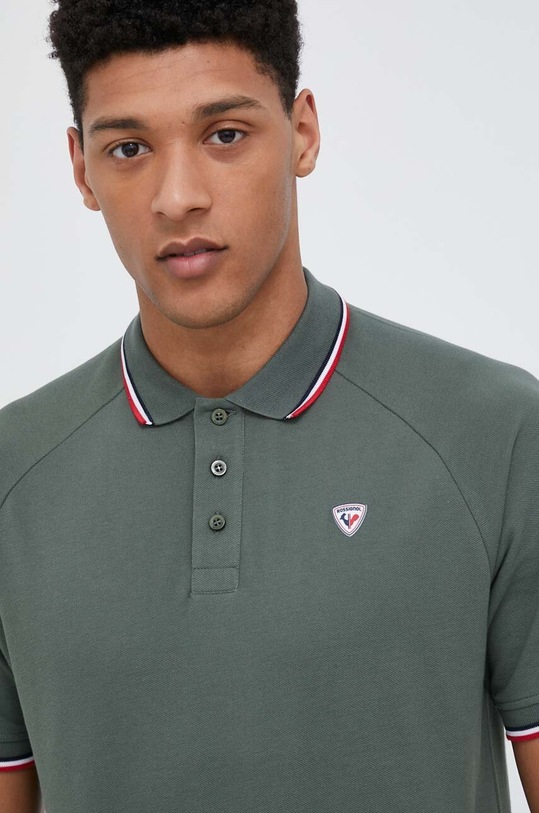 Rossignol polo bawełniane RLLMY21 zielony
