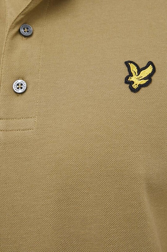 Lyle & Scott polo bawełniane SP1800V.W824 zielony