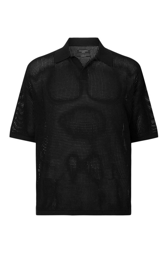 AllSaints polo bawełniane CORBI SS POLO MK088Y