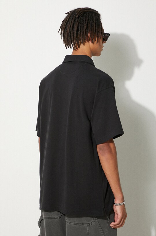 Clothing adidas Originals cotton polo shirt Essentials HR8677 black