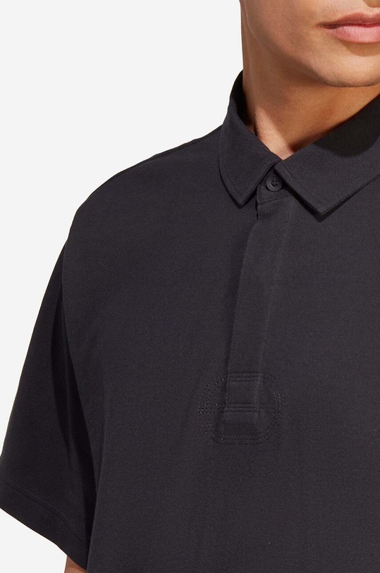 adidas Originals polo bawełniane Essentials HR8677 czarny
