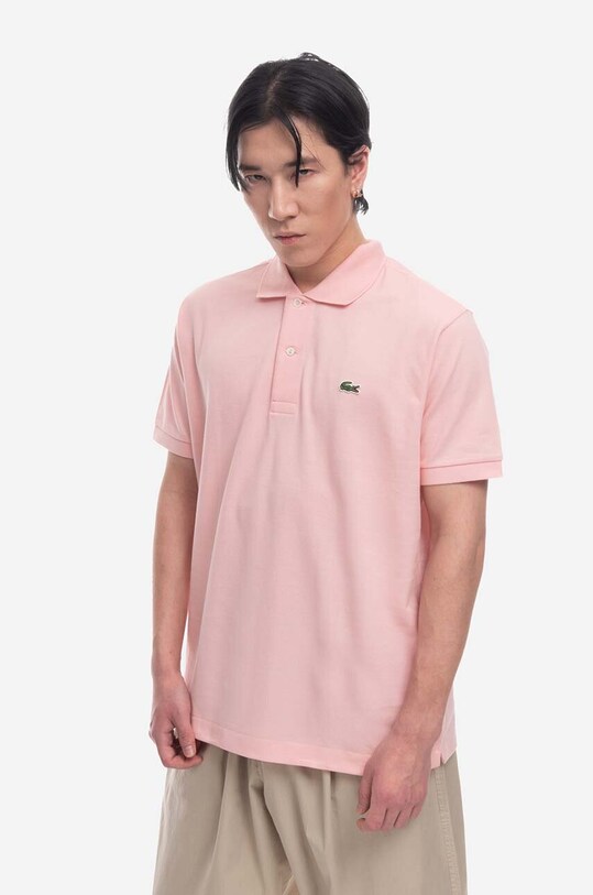 Lacoste cotton polo shirt L1212.KF9 pink